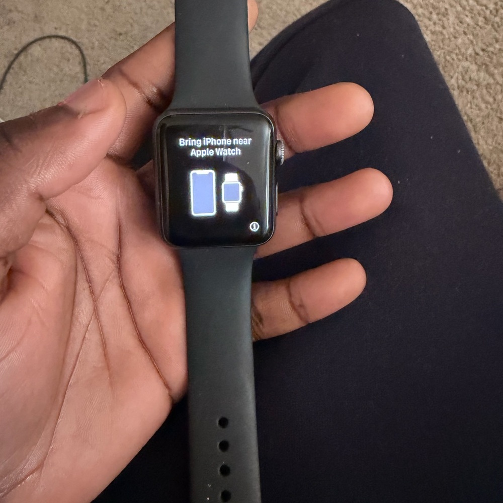Apple Watch Series 3 Black Sport Band - Fully Reset